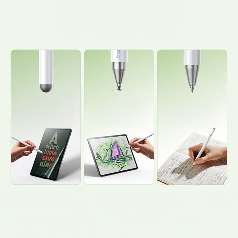 Rysik pasywny 3w1 Smooth Writing III wersja magnetyczna - biały