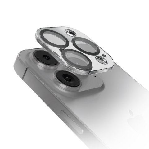 Szkło hartowane na wyspę aparatu do iPhone 16 Pro / 16 Pro Max D3O