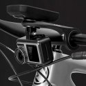 Uchwyt rowerowy na licznik Garmin kamerkę lampkę - czarny