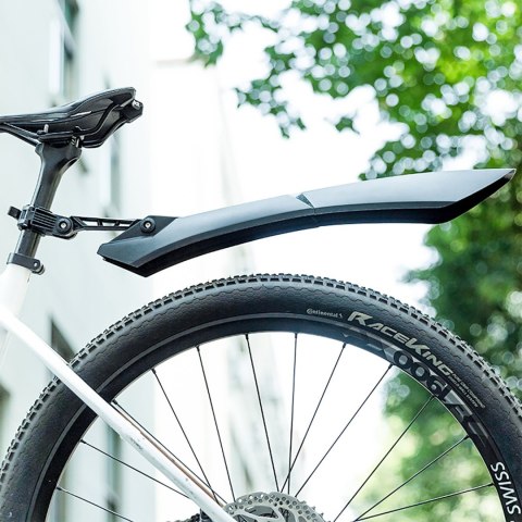 Zestaw błotników uniwersalnych przód tył do kół 24-28 cali - czarny