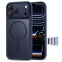 Etui pokrowiec na iPhone 17 Pro Magpeak Magsafe CC - granatowy mat