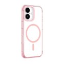 Etui silikonowe pokrowiec do iPhone 16 Omni Mag Case - ciemnoróżowe