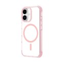 Etui silikonowe pokrowiec do iPhone 16 Omni Mag Case - ciemnoróżowe