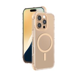 Etui silikonowe pokrowiec do iPhone 16 Pro Max Omni Mag Case - różowe złoto