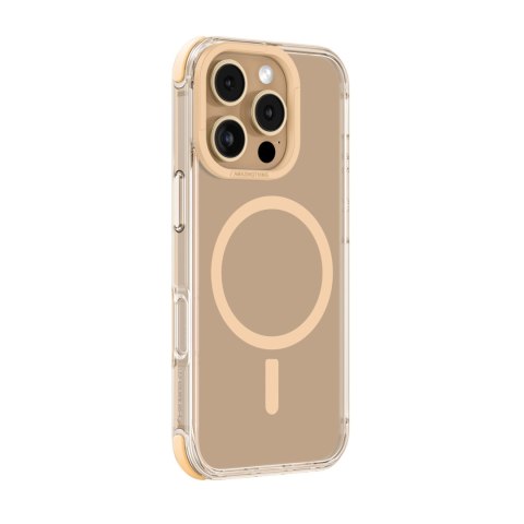 Etui silikonowe pokrowiec do iPhone 16 Pro Max Omni Mag Case - różowe złoto