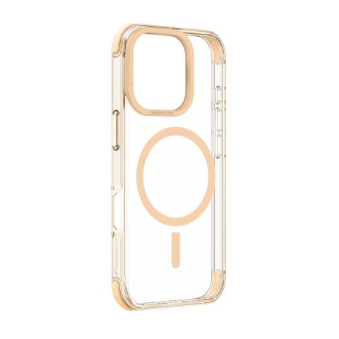 Etui silikonowe pokrowiec do iPhone 16 Pro Max Omni Mag Case - różowe złoto