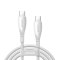 Kabel przewód USB-C S-A59 Vibrant Series 60W 1.2m - biały