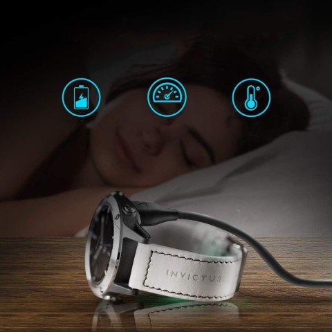 Kabel przewód USB-C do zegarka Garmin 1m - czarny