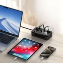 Listwa zasilająca przedłużacz 3 gniazda 240V USB-A USB-C 2m - czarna