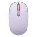 Myszka bezprzewodowa 3 tryby łączności 2.4GHz Bluetooth 3.0 5.0 F01B - fioletowa