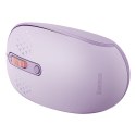 Myszka bezprzewodowa 3 tryby łączności 2.4GHz Bluetooth 3.0 5.0 F01B - fioletowa