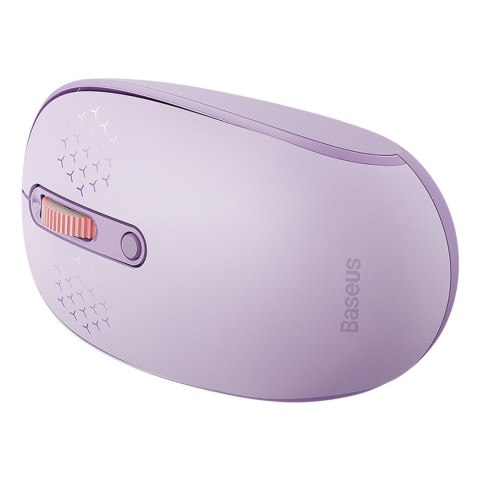 Myszka bezprzewodowa 3 tryby łączności 2.4GHz Bluetooth 3.0 5.0 F01B - fioletowa