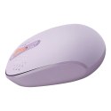 Myszka bezprzewodowa 3 tryby łączności 2.4GHz Bluetooth 3.0 5.0 F01B - fioletowa