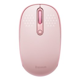 Myszka bezprzewodowa 3 tryby łączności 2.4GHz Bluetooth 3.0 5.0 F01B - różowa