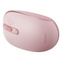 Myszka bezprzewodowa 3 tryby łączności 2.4GHz Bluetooth 3.0 5.0 F01B - różowa
