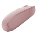 Myszka bezprzewodowa 3 tryby łączności 2.4GHz Bluetooth 3.0 5.0 F01B - różowa