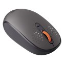Myszka bezprzewodowa 3 tryby łączności 2.4GHz Bluetooth 3.0 5.0 F01B - szara