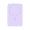 Powerbank indukcyjny 10000mAh 22.5W MagSafe z kablem USB-C 20V/3A 0.3m - fioletowy