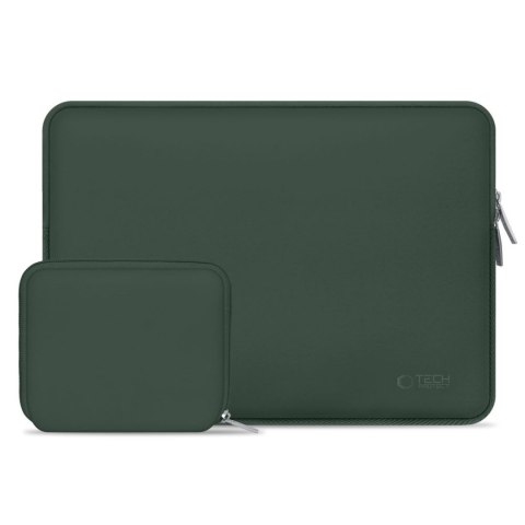 Torba pokrowiec Neoslim na laptopa 15-16'' + etui na akcesoria - zielona