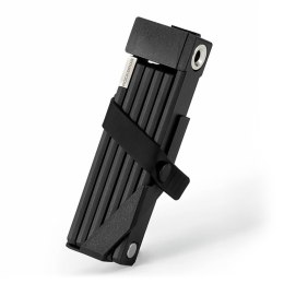 Zapięcie rowerowe na klucz z uchwytem składane 88cm - czarne