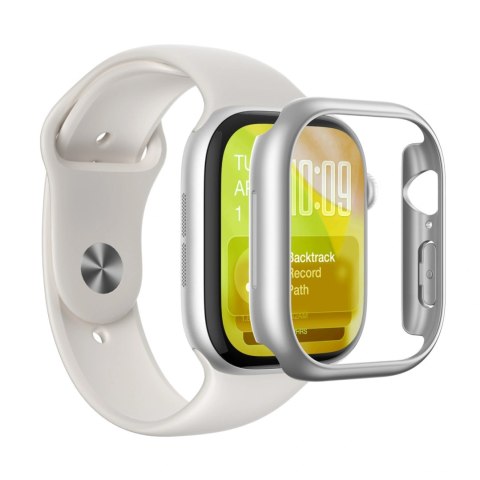 Etui ochronne na zegarek Apple Watch Series 11 46mm Minimal - srebrne