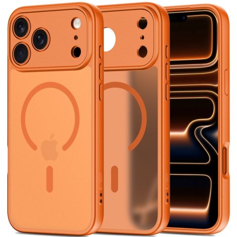 Etui pokrowiec na iPhone 17 Pro Max BasicMag MagSafe - pomarańczowe