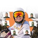 Kominiarka narciarska balaklava na rower motocykl rozmiar L - zielona