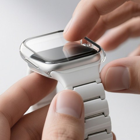 Szkło ochronne z etui na Apple Watch Series 11 42 mm Radix - przezroczyste