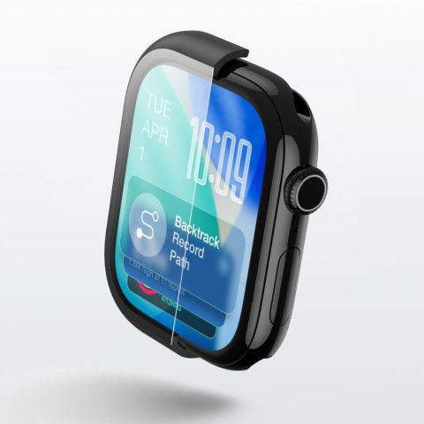 Szkło ochronne z etui na Apple Watch Series 11 46 mm Radix - czarne