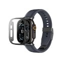 Szkło ochronne z etui na Apple Watch UItra 3 49 mm Radix - czarne