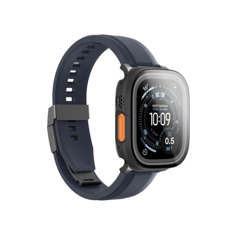 Szkło ochronne z etui na Apple Watch UItra 3 49 mm Radix - czarne