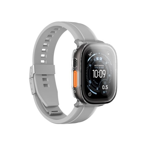 Szkło ochronne z etui na Apple Watch UItra 3 49 mm Radix - przezroczyste