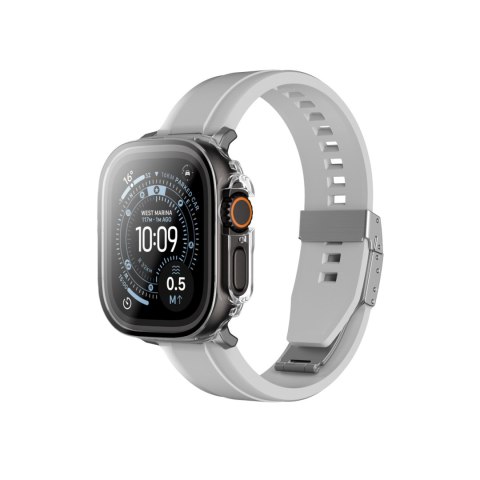 Szkło ochronne z etui na Apple Watch UItra 3 49 mm Radix - przezroczyste