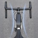 Torba rowerowa na ramę wodoodporna z magnetycznym zapięciem 0.9L - czarna