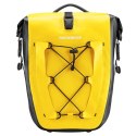 Torba sakwa rowerowa wodoodporna 25-32L - żółta