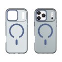 Etui case na iPhone 17 Pro Max Magnetic Abrasive MagSafe - matowe niebieskie