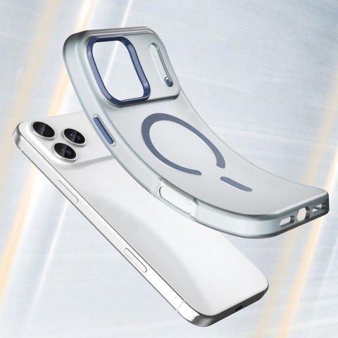 Etui case na iPhone 17 Pro Max Magnetic Abrasive MagSafe - matowe niebieskie