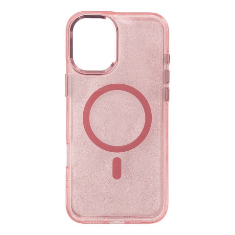 Etui pokrowiec na Samsung Galaxy S26 Glitter Case MagSafe - różowy