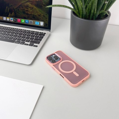 Etui pokrowiec na Samsung Galaxy S26 Ultra Fashion Case MagSafe - różowy