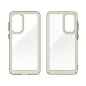 Etui pokrowiec z elastyczną ramką do Samsung Galaxy A36 Outer Space Case - przezroczysto czarny