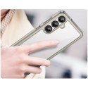 Etui pokrowiec z elastyczną ramką do Samsung Galaxy A36 Outer Space Case - przezroczysto czarny