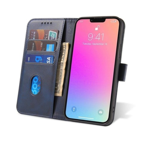 Etui pokrowiec z klapką do Samsung Galaxy S24 FE Magnet Case - niebieski