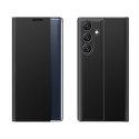 Etui pokrowiec z klapką podstawką na Samsung Galaxy A36 New Sleep Case - czarny