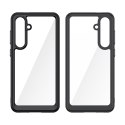 Etui silikonowe z żelową ramką do Samsung Galaxy S24 FE Outer Space Case - czarny