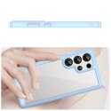 Etui silikonowe z żelową ramką do Samsung Galaxy S25 Ultra Outer Space Case - niebieski