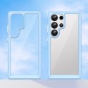 Etui silikonowe z żelową ramką do Samsung Galaxy S25 Ultra Outer Space Case - niebieski