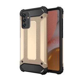 Pancerne hybrydowe etui pokrowiec na Samsung Galaxy A36 Hybrid Armor - złoty