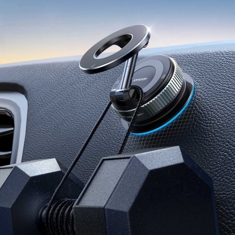 Uchwyt samochodowy magnetyczny na deskę rozdzielczą MagSafe - ciemnoszary