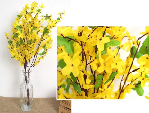 Bukiet FORSYCJA wys. 55 cm 6 łodyg KKW-104