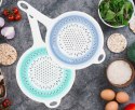 Durszlak składany z rączką cedzak sitko ociekacz silikonowy z uchwytem S5 PID0979